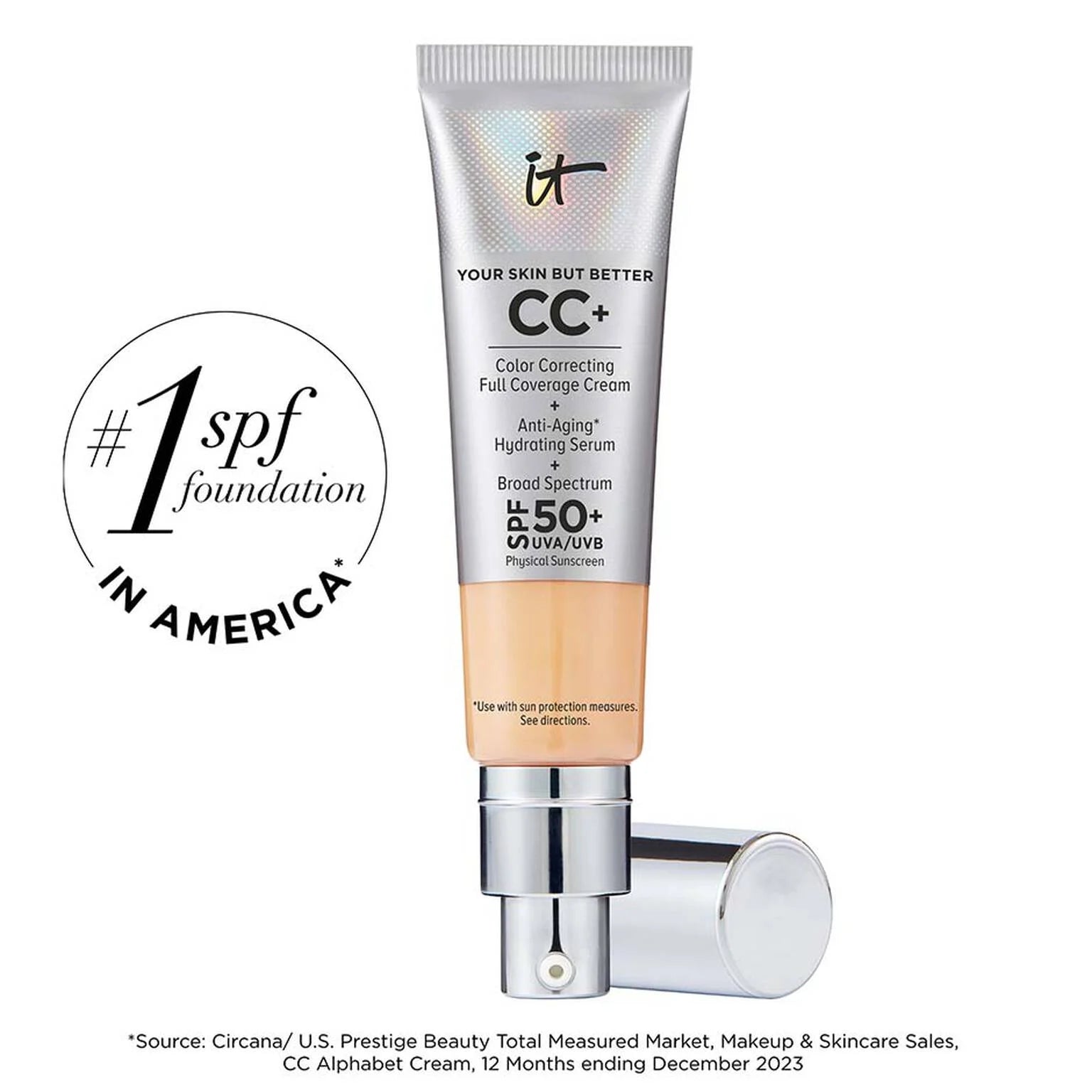 CC+ Cream Full-Coverage Foundation with SPF 50+