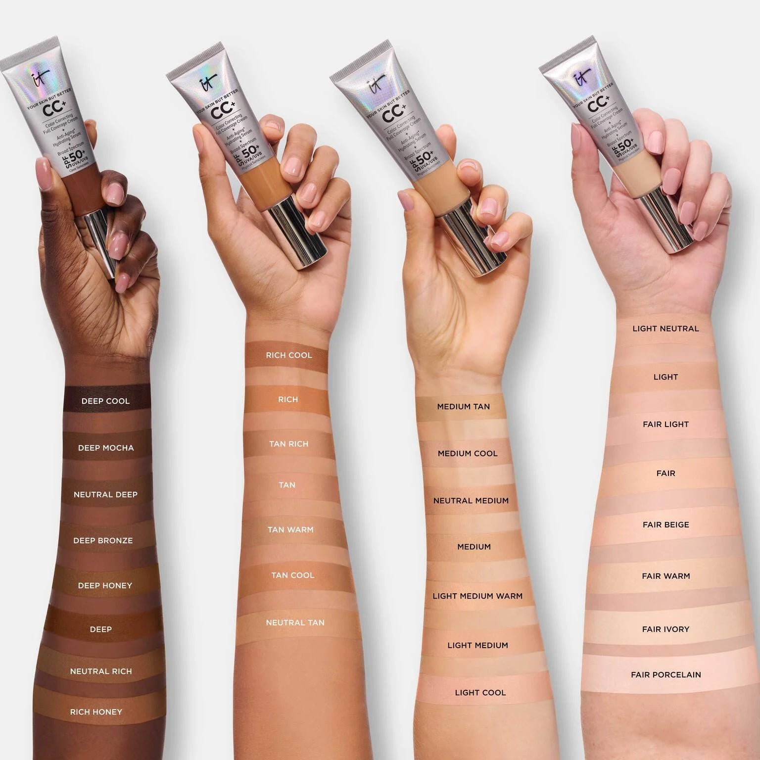 CC+ Cream Full-Coverage Foundation with SPF 50+